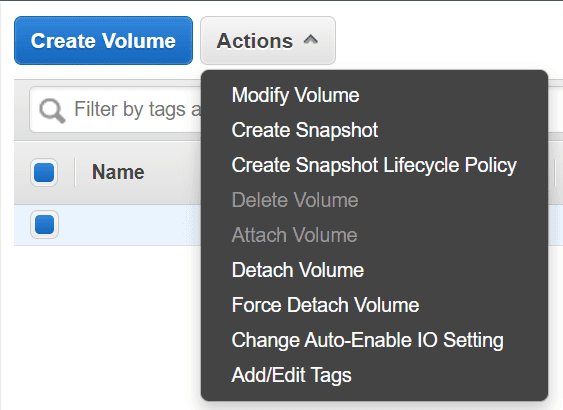 EC2 Volume